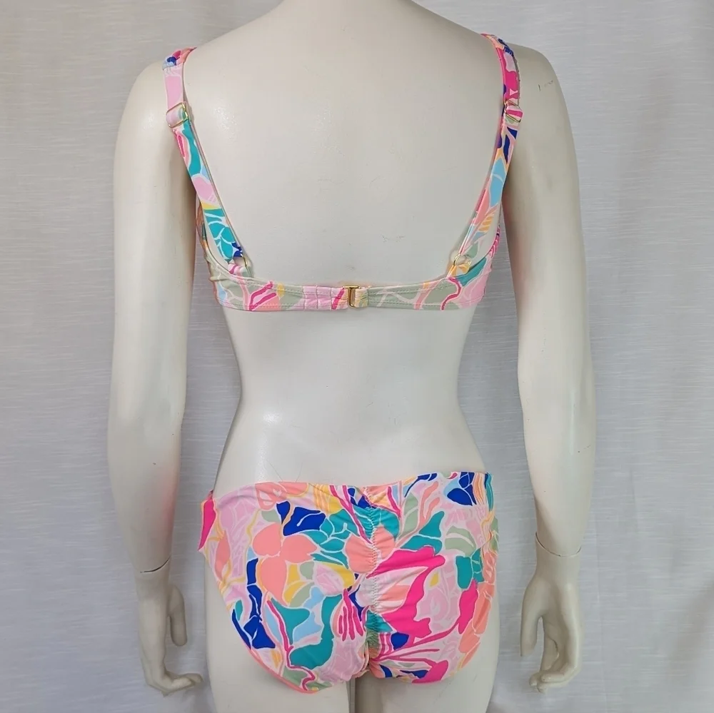 NWT Cyn & Luca Tropical Reversible‎ Bikini - Picture 4 of 12